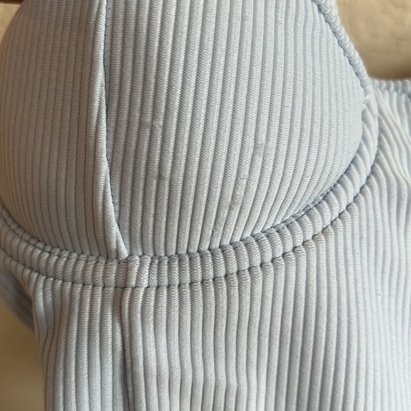 Jonathan Simkhai Noa Belted One Piece Sky swimsuit - Picture 5 of 13